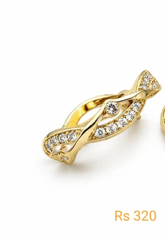 Braided Crystal Ring