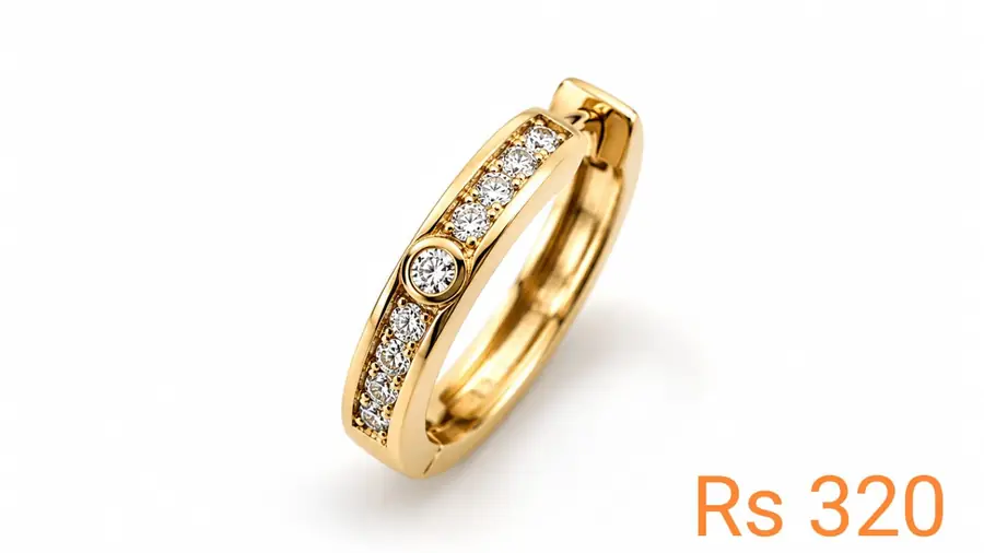 Statement Crystal Band Ring