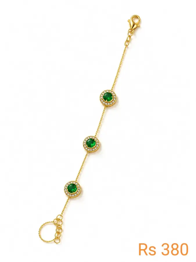 Emerald Station Bracelet